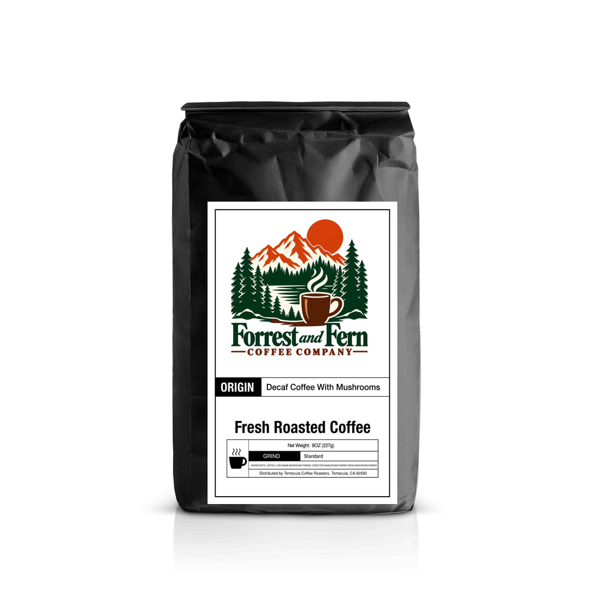 Decaf Coffee With Mushrooms